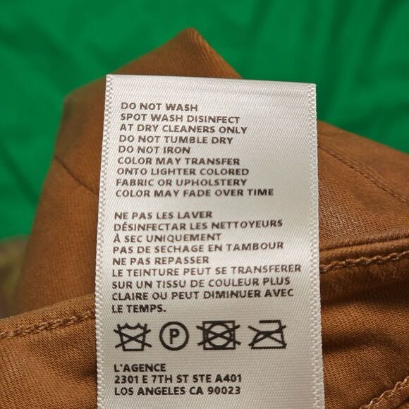 NWT L'AGENCE Margot Jean Java Coated 25 - Picture 5 of 5